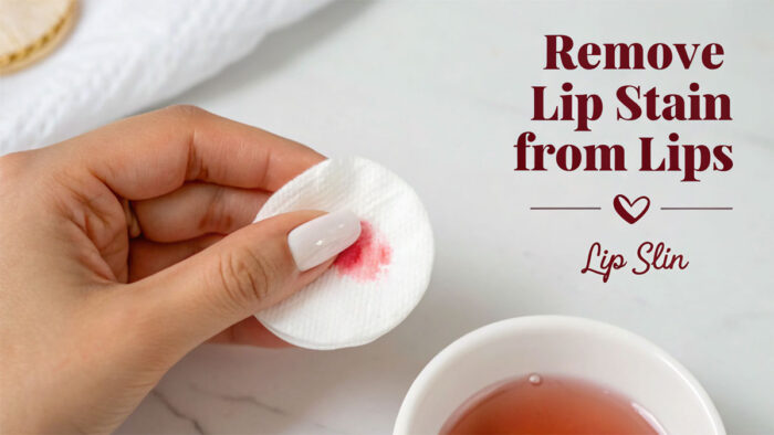 How to Remove Lip Stain from Lips Gently