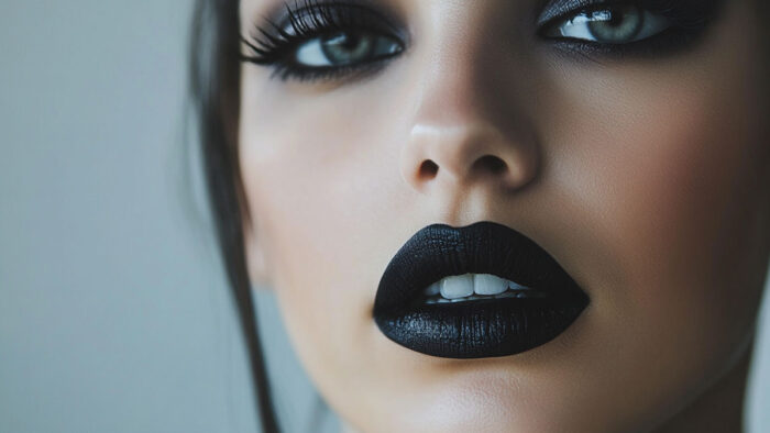 How to Apply Black Lipstick Like a Pro