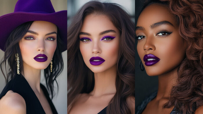How to Wear Purple Lipstick Boldly