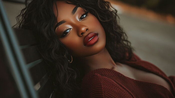 Dark Red Lipstick Makeup Looks for a Stunning Look
