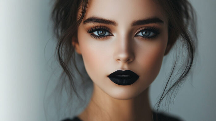 Makeup Looks with Black Lipstick That Wow