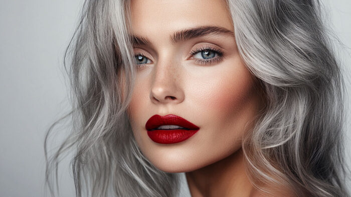 What Color Lipstick Goes Best with Gray Hair?