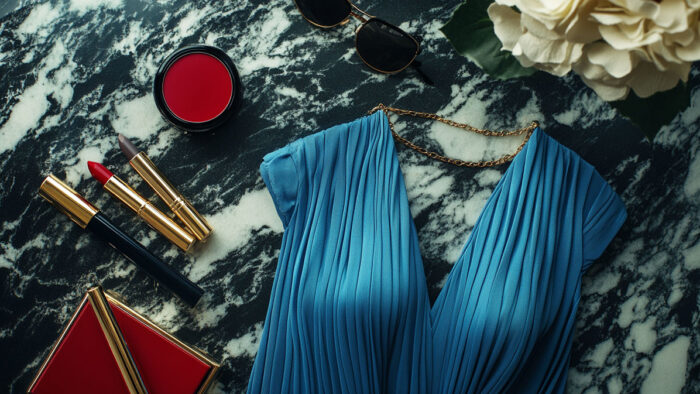 What Color Lipstick Goes with Blue Dress?