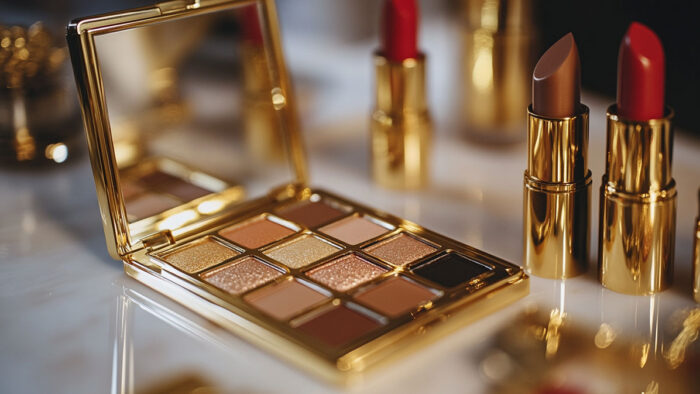 What Color Lipstick Goes with Gold Eyeshadow?