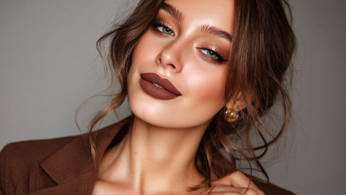 Makeup Looks with Brown Lipstick for a Chic Look