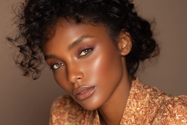 natural makeup looks on brown skin