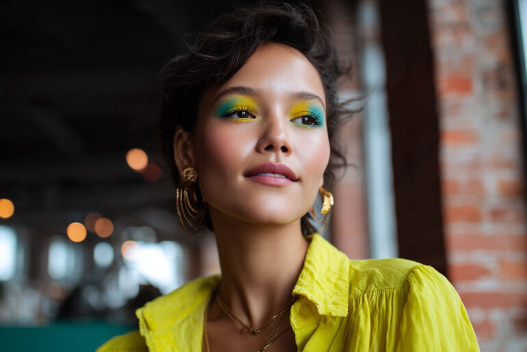 neon makeup looks