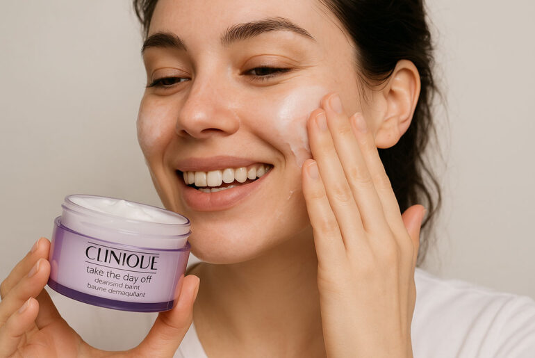 how to use Clinique cleansing balm
