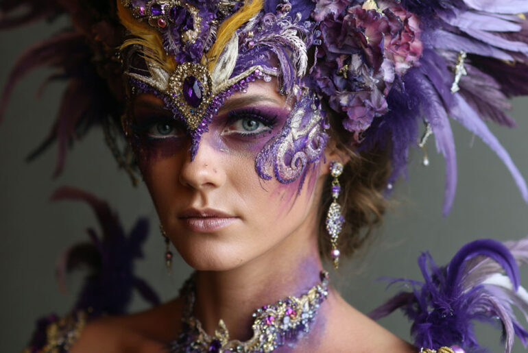 mardi gras makeup looks