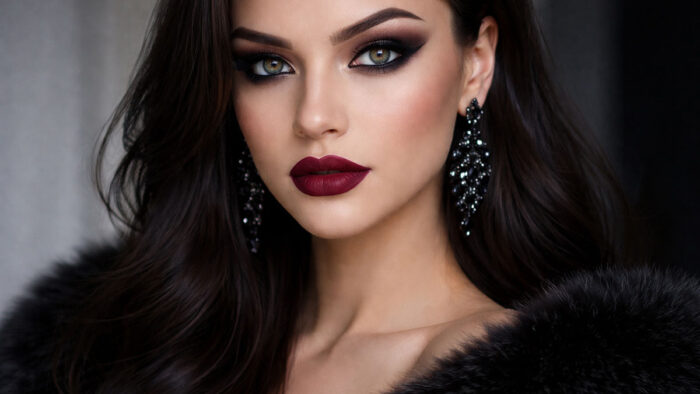 Deep Winter Makeup Looks in Cool, Bold Tones