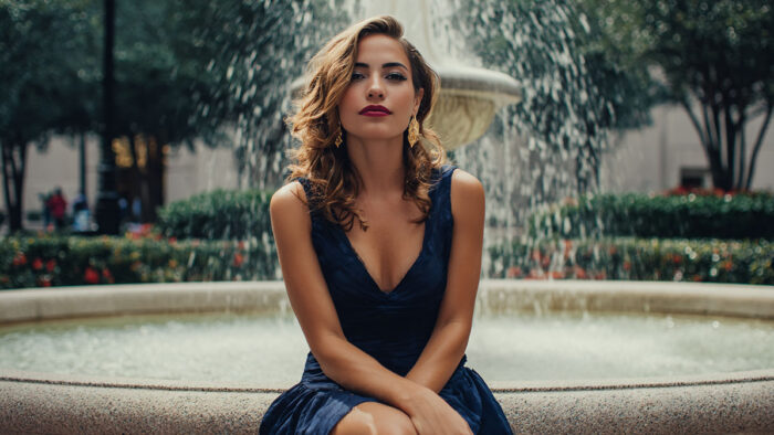 Makeup Looks for Navy Blue Dress That Complement It
